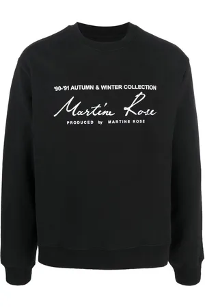 MARTINE ROSE Sweatshirt mit Slogan-Print