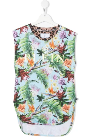 Philipp Plein Kleid mit Blumen-Print