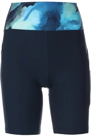 Marchesa Notte Radlerhose mit abstraktem Muster