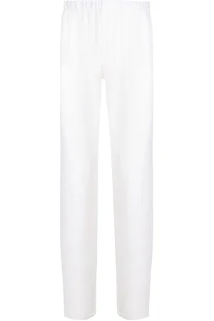 AMIR SLAMA Gerade Hose mit Stretchbund