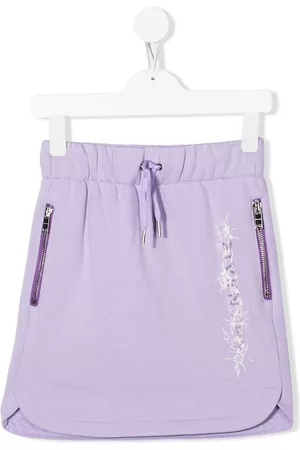 Givenchy Mädchen Bedruckte Röcke - Logo-print curved-hem skirt