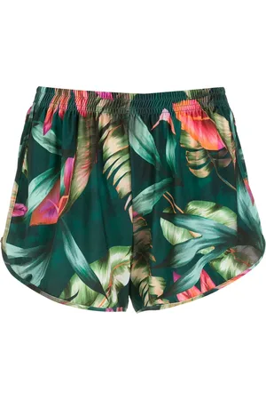 Lygia & Nanny Shorts mit Blatt-Print