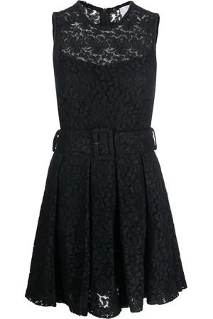 Patou Midikleid mit Spitzendetail