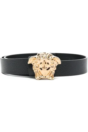 VERSACE Gürtel - Medusa-buckle leather belt