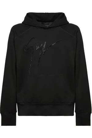 Giuseppe Zanotti Hoodie mit Kristallen