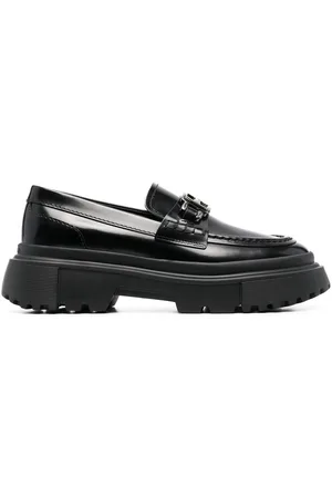 Hogan Plateau-Loafer mit Logo