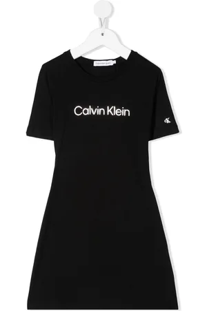 Calvin Klein Ausgestelltes Kleid mit Logo-Print