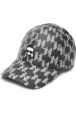 Karl Lagerfeld K/Ikonik monogram-print cap