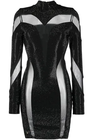 Philipp Plein Kleid mit Kristallen
