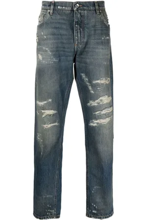 Dolce & Gabbana Gerade Jeans im Distressed-Look