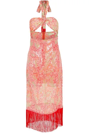 Olympiah Midikleid mit Paisley-Print