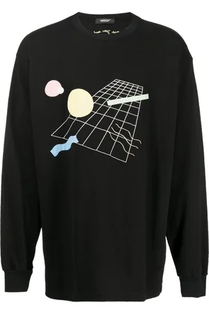 UNDERCOVER Sweatshirt mit grafischer Stickerei
