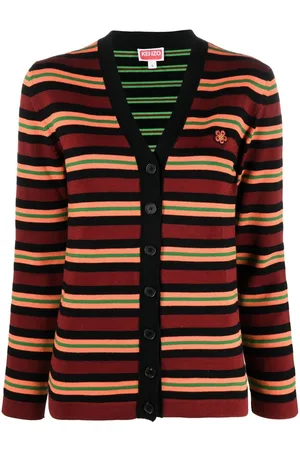Kenzo Gestreifter Boke Flower Cardigan