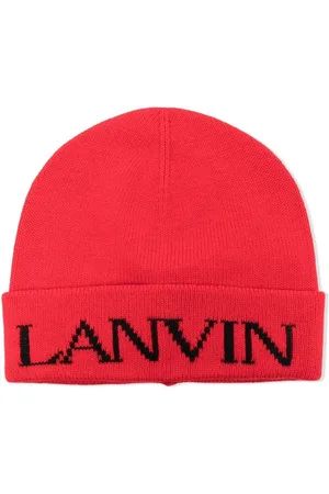 Lanvin Jungen Hüte - Logo-knit beanie hat