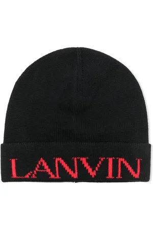 Lanvin Logo-knit beanie hat