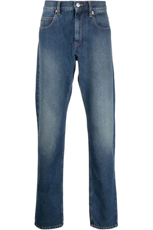 Isabel Marant Ausgeblichene Straight-Leg-Jeans