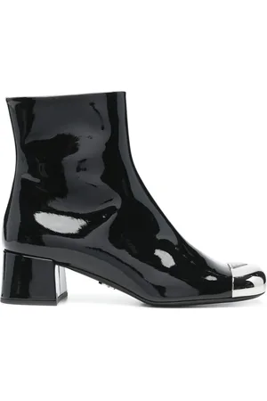 Prada Stiefel mit Logo-Schild