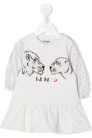 Kenzo Pullover - Logo-embroidered jumper dress