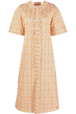 Colville Midikleid mit Schnürung