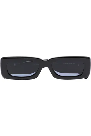 The Attico Eckige Mini Marfa Sonnenbrille