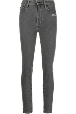 OFF-WHITE Cropped-Skinny-Jeans