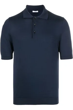 Malo Fein gestricktes Poloshirt