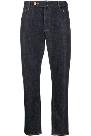 Incotex Halbhohe Straight-Leg-Jeans