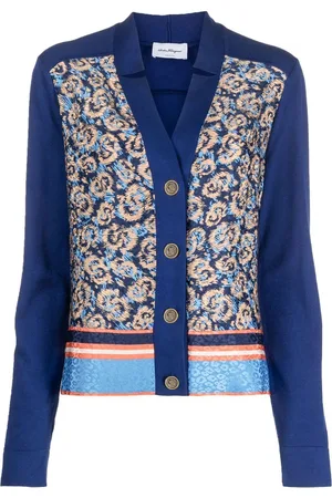 Salvatore Ferragamo Cardigan mit Leoparden-Print