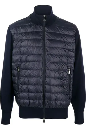 Paul & Shark Cardigan mit gesteppten Einsätzen