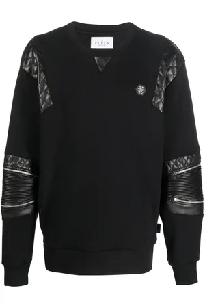 Philipp Plein Sweatshirt mit gesteppten Einsätzen