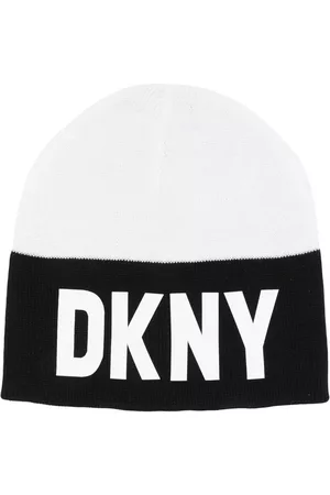 DKNY Hüte - TEEN embroidered-logo knitted beanie
