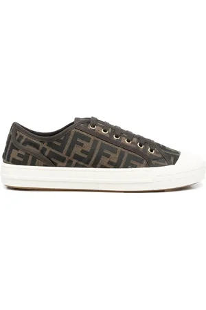 Fendi Sneakers mit Jacquard-Logo