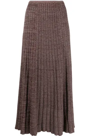 Tory Burch Midirock aus geripptem Strick