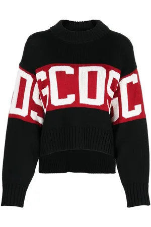 GCDS Intarsien-Pullover