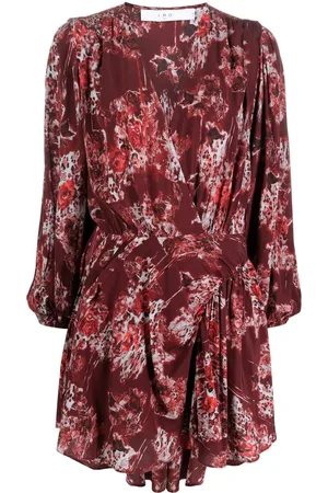 IRO Azula Kleid mit blumigem Print