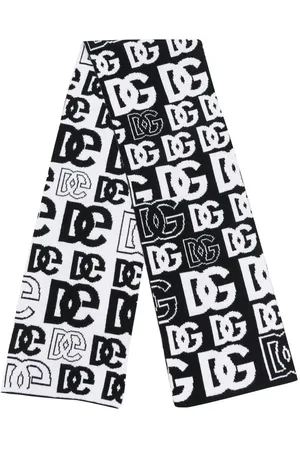 Dolce & Gabbana Jungen Schals - Logo-print virgin wool scarf