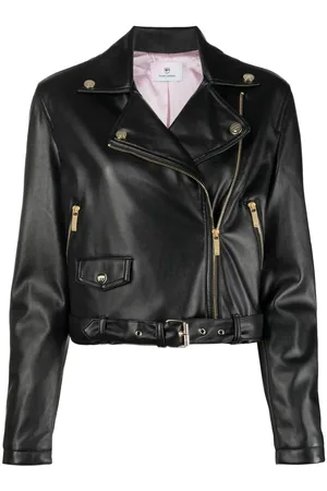 Chiara Ferragni Bikerjacke mit Reißverschlüssen