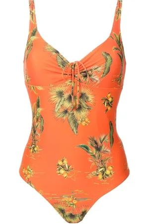 Lygia & Nanny Rosa Badeanzug mit blumigem Print