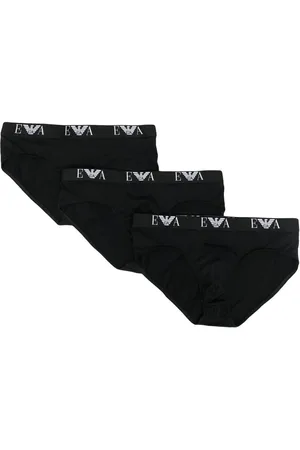 Emporio Armani Set aus Slips mit Logo-Bund