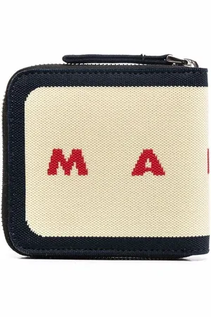Marni Portemonnaie mit Intarsien-Logo