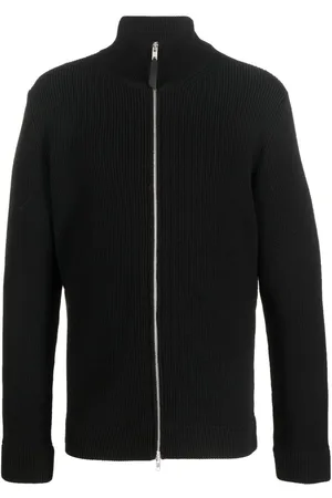 Maison Margiela Gerippter Cardigan mit Reißverschluss