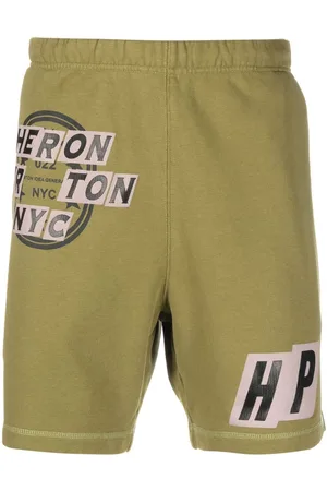 Heron Preston Joggingshorts mit Logo-Patch