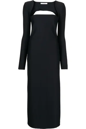 Rokh Kleid mit eckigem Kragen