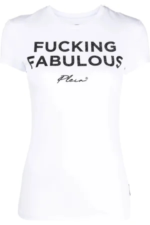 Philipp Plein Damen Shirts - Logo-print cotton T-shirt