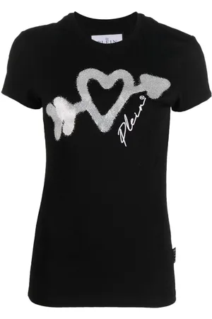 Philipp Plein Crystal-embellished logo T-shirt