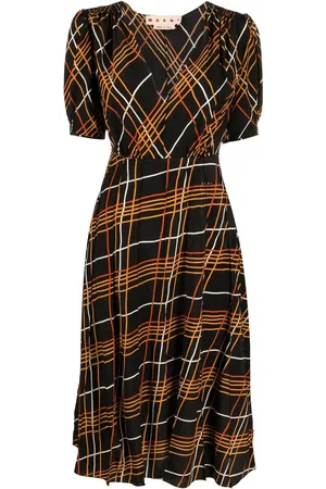 Marni Gestreiftes Midikleid