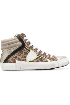 Philippe model High-Top-Sneakers mit Leoparden-Print