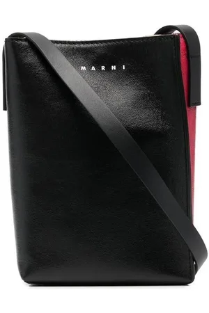 Marni Schultertasche mit Logo-Print