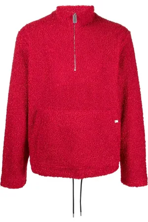 1017 ALYX 9SM Sweatshirt aus Bouclé mit Reißverschluss