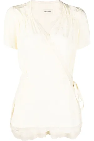 Zadig & Voltaire Bluse in Wickeloptik